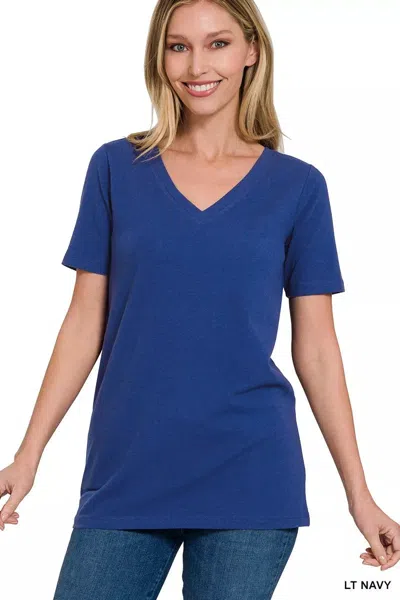 Truedames V-neck Short Sleeve T-shirt In Multi