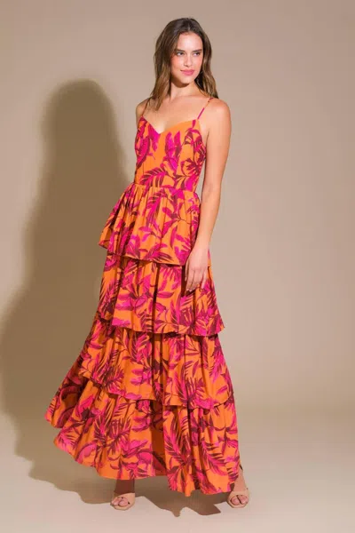 Truedames Very Impressive Woven Maxi Dress In Multi