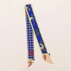 Truedames Vintage Carriage Pattern Printed Twilly Skinny Scarf In Multi