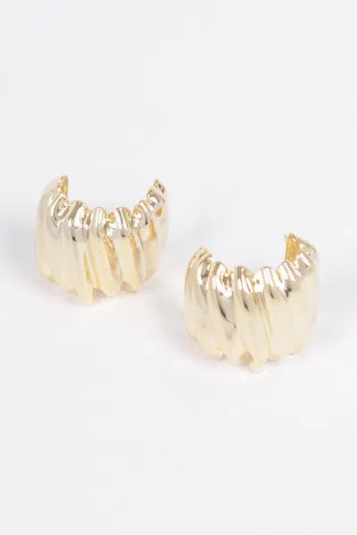 Truedames Vintage Gold Dip Metal Earring