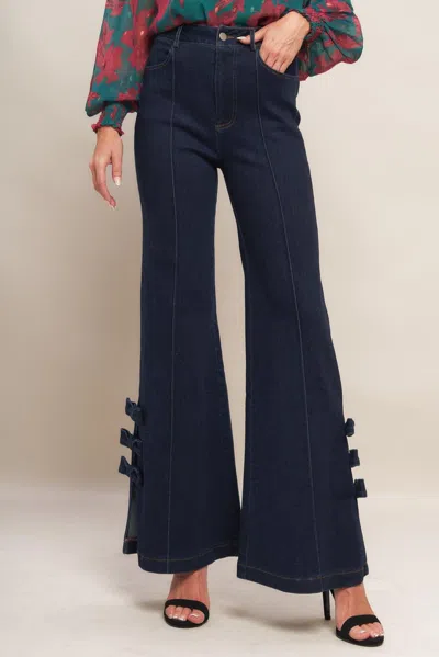 Truedames Vintage Icon Dark Indigo Denim Pants In Blue