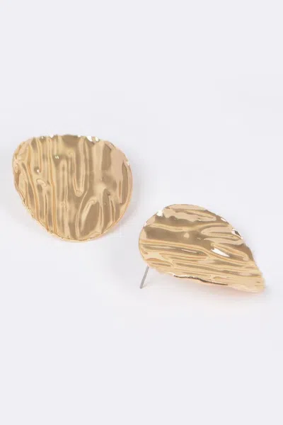 Truedames Vintage Metal Earring In Gold