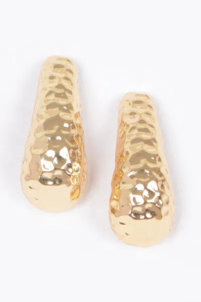 Truedames Vintage Metal Earring In Gold