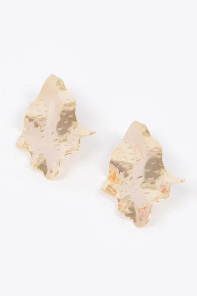 Truedames Vintage Metal Earring In Gold