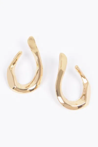 Truedames Vintage Metal Earring In Gold