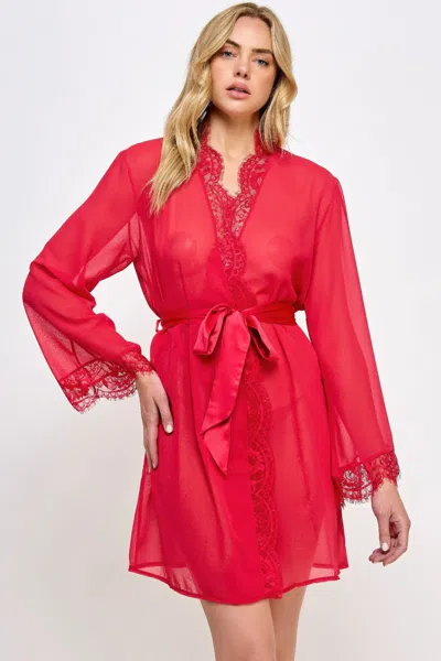 Truedames Vivian Robe In Red