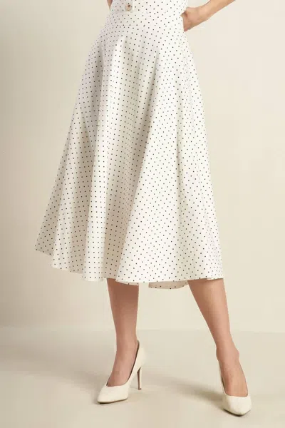 Truedames Walk With Me Woven Midi Skirt In Multi