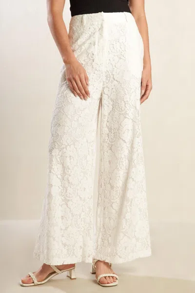 Truedames We Trust You Woven Lace Pants In White