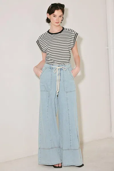 Truedames Weekend Soundtrack Denim Pants In Blue
