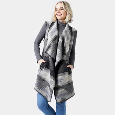 TRUEDAMES WESTERN PRINT VEST