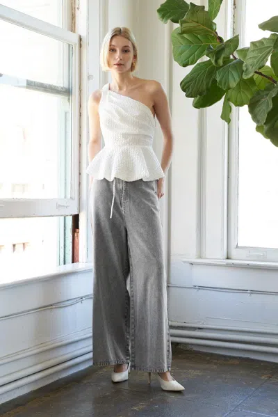 Truedames When I Met You Denim Pants In Gray