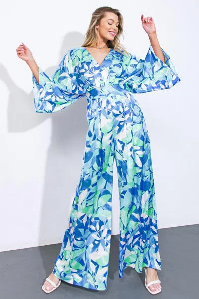 Truedames Win The Crowd Woven Jumpsuit In Multi
