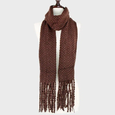 Truedames Winter Scarf In Brown