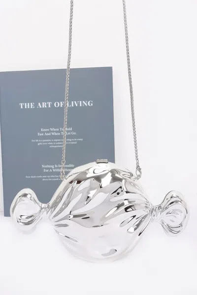 Truedames Women's Acrylic Case Bag In Silver