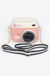 Truedames Women's Camera Inspired Clutch In Pink