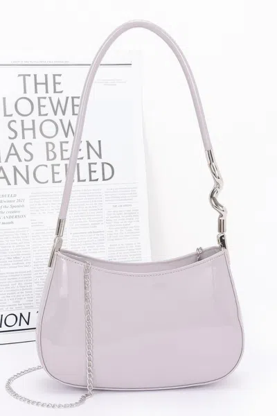 Truedames Women's Enamel Shoulder Bag In Purple