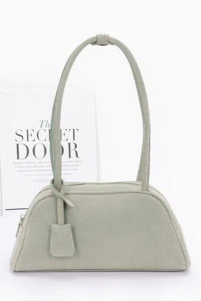 Truedames Women's Faux Suede Sport Bag In Green