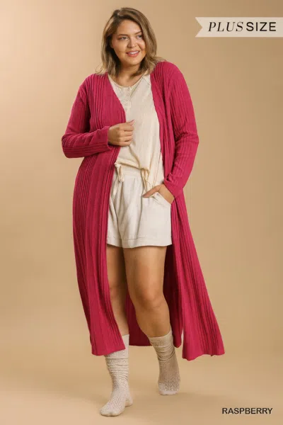 Truedames Women's Open Front Long Body Cardigan In Multi