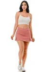 Truedames Women's Premium Tennis Pickleball Short Skirt Skort In Pink