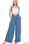 Truedames Woven Tie Back Suspender Jumpsuit In Multi