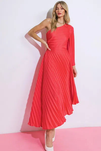 Truedames Write This Down Woven Midi Dress In Multi