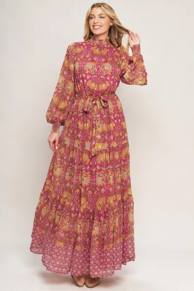 Truedames You Enchant Me Woven Maxi Dress In Multi