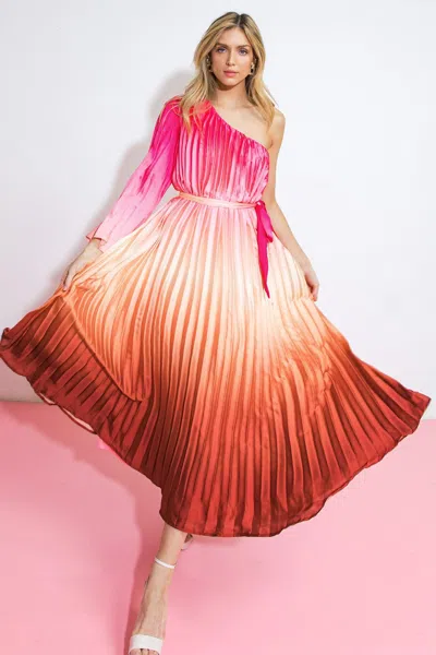 Truedames You're My Lover Woven Midi Dress In Multi