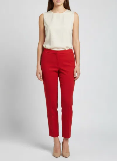 Truedames Zac & Rachel Solid Ankle Pants In Pink