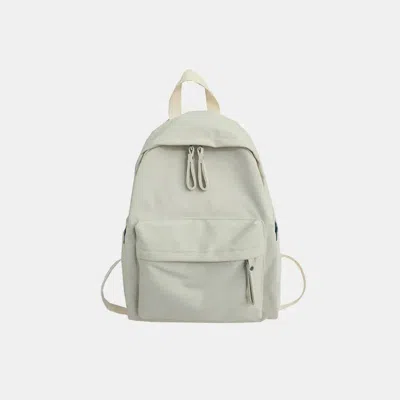 Truedames Zip Cotton Backpack Bag In Multi