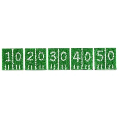 Truezoo Home Turf Astroturf Coasters In Green