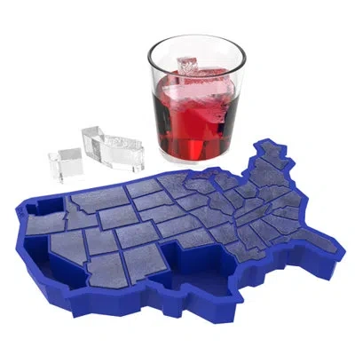 Truezoo U Ice Of A Silicone Ice Cube Tray In Blue