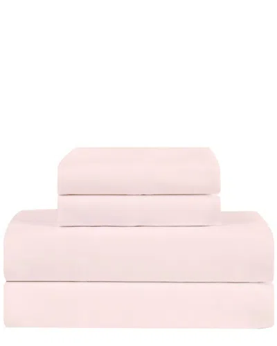 Truly Calm Antimicrobial 200tc Sheet Set In Pink