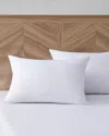 Truly Calm Antimicrobial Down Alternative Medium Support Pillow In White