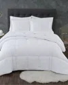 Truly Calm Antimicrobial Down Alt White 3pc Comforter Set In White