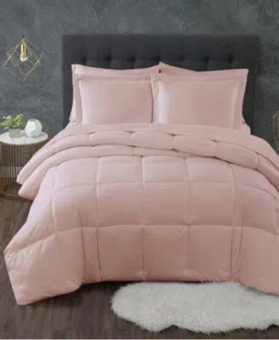 Truly Calm Antimicrobial Down Alternative Comforter Sets In Pink