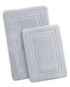 Truly Calm Heiq Antimicrobial Memory Foam Bath Rug In Grey