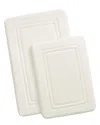 Truly Calm Heiq Antimicrobial Memory Foam Bath Rug In Ivory