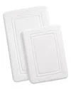 Truly Calm Heiq Antimicrobial Memory Foam Bath Rug In White