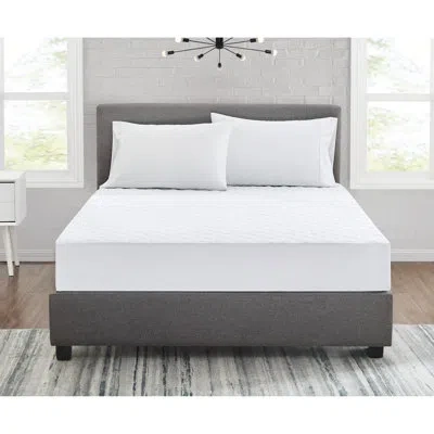 Truly Calm Silver Cool Mattress Pad In White
