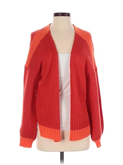 Pre-owned Truly Madly Deeply Cardigan Sweater In Orange