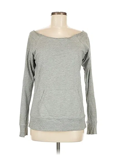 Pre-owned Truly Madly Deeply Long Sleeve T-shirt In Gray