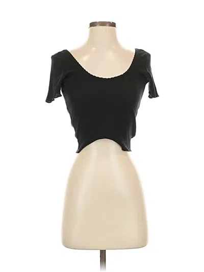 Pre-owned Truly Madly Deeply Short Sleeve T-shirt In Black