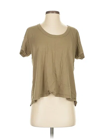 Pre-owned Truly Madly Deeply Short Sleeve T-shirt In Brown