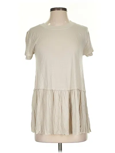 Pre-owned Truly Madly Deeply Short Sleeve T-shirt In White