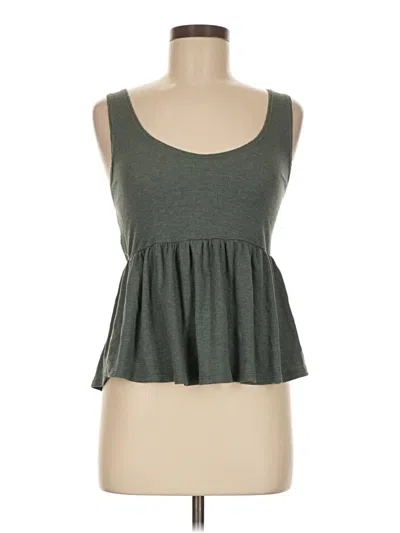 Pre-owned Truly Madly Deeply Sleeveless Top Green Sweetheart Neckline Tops