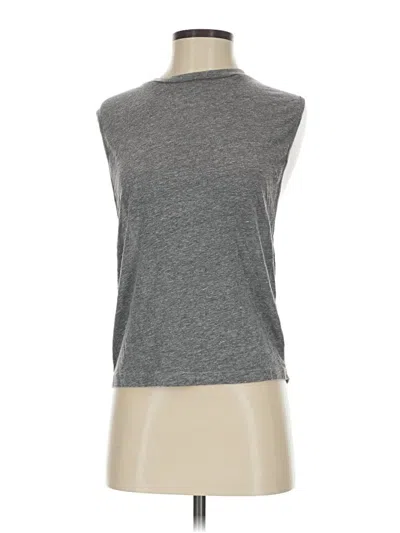 Pre-owned Truly Madly Deeply Sleeveless T-shirt In Gray