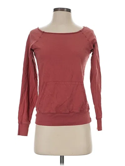 Pre-owned Truly Madly Deeply Sweatshirt In Burgundy