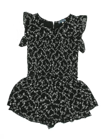 Pre-owned Truly Me By Sara Sara Kids' Romper In Black