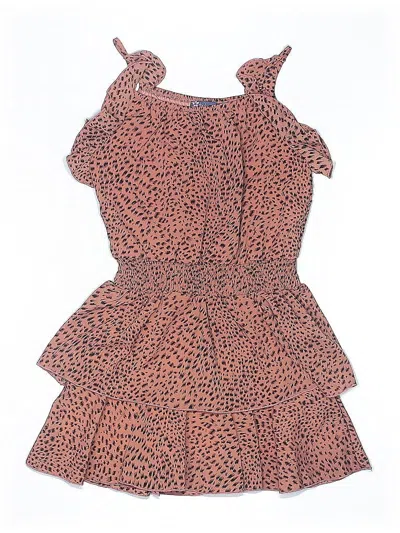 Pre-owned Truly Me Kids' Dress In Brown