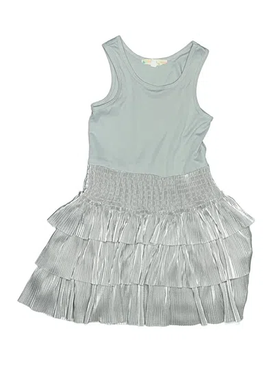 Pre-owned Truly Me Kids' Dress In Silver